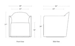 About Face Swivel Lounge Chair -Chair Sales about face swivel lounge chair blu dot 16