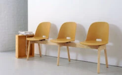 Alfi High Back 3 Seat Bench -Chair Sales alfi high back 3 seat bench jasper morrison emeco 3