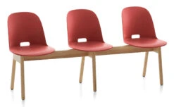 Alfi High Back 3 Seat Bench -Chair Sales alfi high back 3 seat bench jasper morrison emeco 6