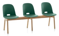 Alfi High Back 3 Seat Bench -Chair Sales alfi high back 3 seat bench jasper morrison emeco 7