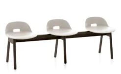Alfi Low Back 3 Seat Bench -Chair Sales alfi low back 3 seat bench jasper morrison emeco 4