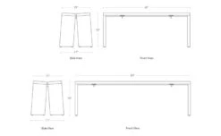 Amicable Split Bench -Chair Sales amicable split bench blu dot 8