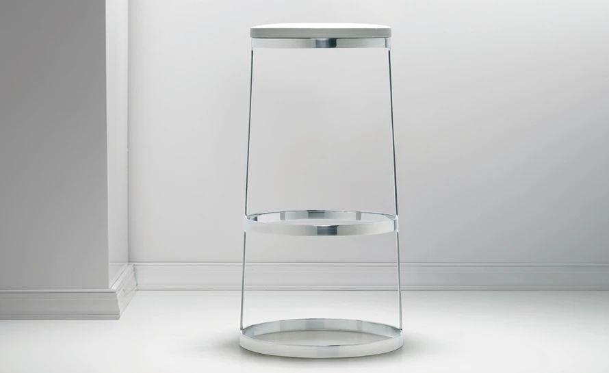 Aro Stool With Upholstered Seat 4 Aro Stool With Upholstered Seat - Image 2