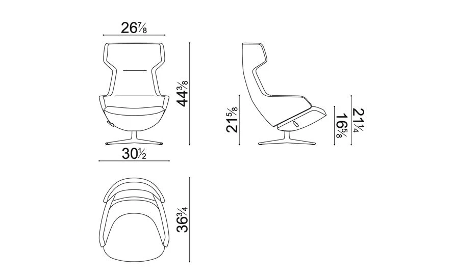 Aston Club High Back Lounge 12 Aston Club High Back Lounge - Image 10