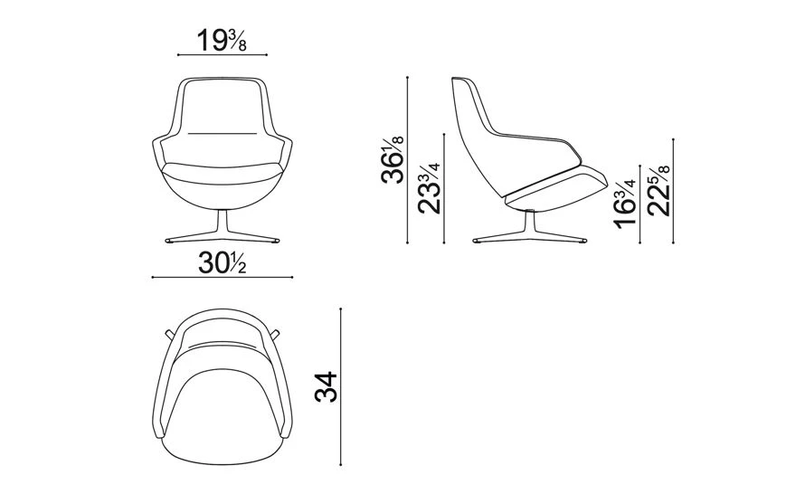 Aston Club Low Back Lounge Chair 11 Aston Club Low Back Lounge Chair - Image 9