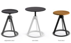 Barber & Osgerby Piton™ Adjustable Stool -Chair Sales barber osgerby adjustable stool knoll 4