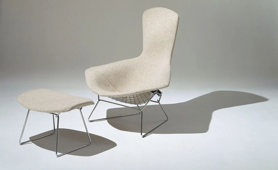 Bertoia Bird Chair & Ottoman 14 Bertoia Bird Chair & Ottoman - Image 12