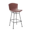 Bertoia Leather Covered Stool -Chair Sales bertoia leather covered stool harry bertoia knoll 1
