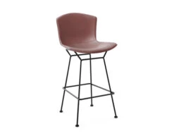 Bertoia Leather Covered Stool