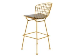 Bertoia Stool With Seat Cushion -Chair Sales bertoia stool with seat cushion harry bertoia knoll 11