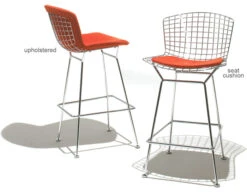 Bertoia Stool With Seat Cushion -Chair Sales bertoia stool with seat cushion harry bertoia knoll 3
