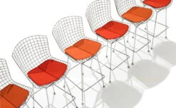 Bertoia Stool With Seat Cushion -Chair Sales bertoia stool with seat cushion harry bertoia knoll 7