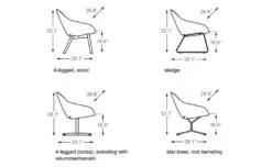 Beso Lounge Chair With Wood Base -Chair Sales beso lounge chair wood base khodi feiz artifort 3