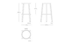 Blocco Barstool -Chair Sales blocco barstool naoto fukasawa bernhardt design plank 16