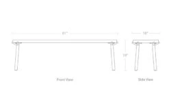 Branch Bench -Chair Sales blu dot branch bench 9