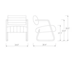 Bonaparte Lounge Chair -Chair Sales bonaparte eileen gray classicon 3