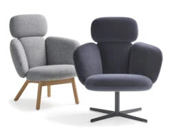 Bras Highback Wood Base Lounge Chair -Chair Sales bras highback wood base lounge chair khodi feiz artifort 2