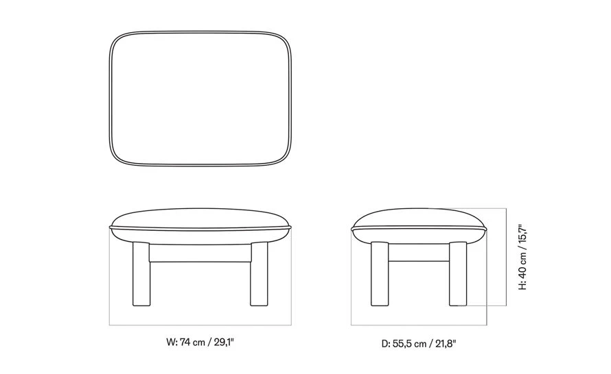 Brasilia Ottoman Hide 9 Brasilia Ottoman Hide - Image 7