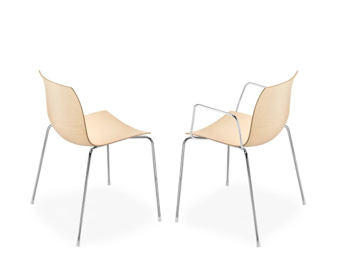 Catifa 46 Four Leg Wood Armchair 3 Catifa 46 Four Leg Wood Armchair - Image 2