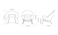 Ch468 Oculus Lounge Chair Quick Ship -Chair Sales ch468 oculus lounge chair quick ship hans wegner carl hansen 5