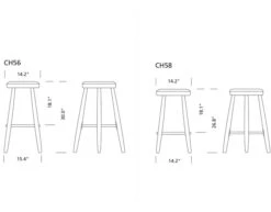 Ch56/58 Stool -Chair Sales ch5658 stool hans wegner carl hansen and son 3