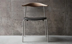 Hans Wegner Ch88p Stacking Chair With Upholstered Seat -Chair Sales ch88 upholstered dining chair hans wegner carl hansen son 10