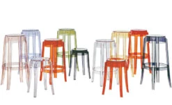 Kartell Charles Ghost Stool 2 Pack -Chair Sales charles ghost stool philippe starck kartell 4