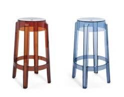Kartell Charles Ghost Stool 2 Pack -Chair Sales charles ghost stool philippe starck kartell 5