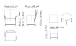 Charly Lounge Chair & Ottoman 11 Charly Lounge Chair & Ottoman -Chair Sales charly lounge chair ottoman montis 5