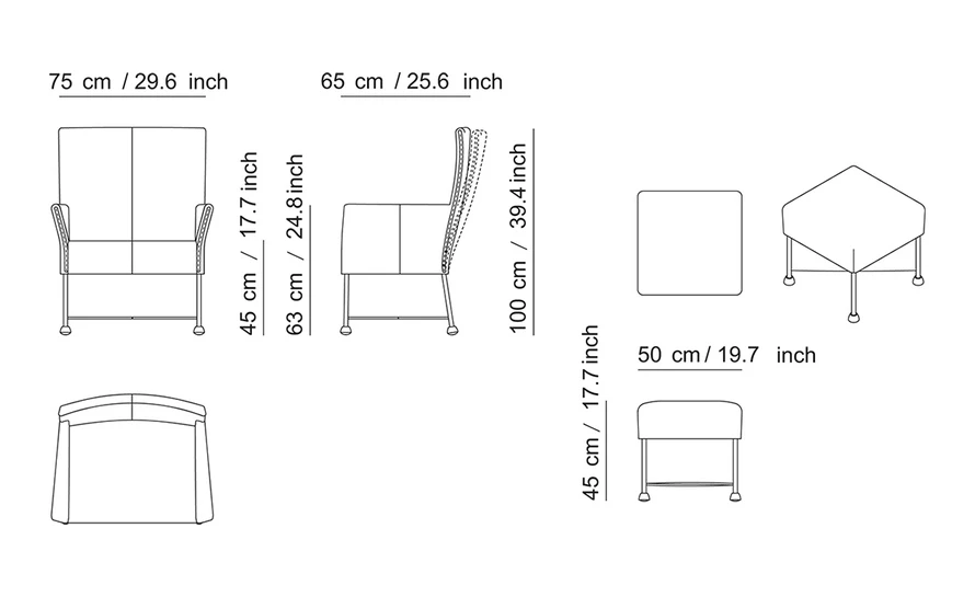 Charly Lounge Chair & Ottoman 7 Charly Lounge Chair & Ottoman - Image 5
