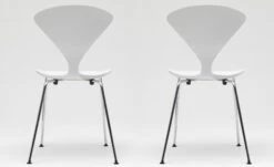 Cherner Metal Leg Stacking Side Chair -Chair Sales cherner stacking chair norman cherner 5