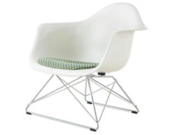 Eames® Molded Armchair With Low Wire Base And Seat Pad -Chair Sales eames molded armchair low wire base seat pad herman miller 3