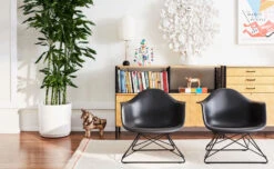 Eames® Molded Plastic Armchair With Low Wire Base -Chair Sales eames molded plastic armchair low wire base herman miller 4d67347772