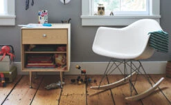 Eames® Molded Plastic Armchair With Rocker Base -Chair Sales eames molded plastic armchair rocker charles and ray eames herman miller 11