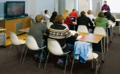 Eames® Molded Plastic Side Chair With Stacking Base -Chair Sales eames molded plastic stacking chair charles and ray eames herman miller 098ee870c9