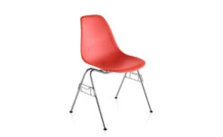 Eames® Molded Plastic Side Chair With Stacking Base -Chair Sales eames molded plastic stacking chair charles and ray eames herman miller 126924ca8a