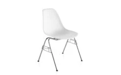 Eames® Molded Plastic Side Chair With Stacking Base -Chair Sales eames molded plastic stacking chair charles and ray eames herman miller 64cfd7946f