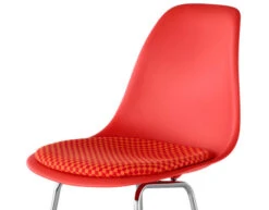 Eames® Molded Plastic Stool With Seat Pad -Chair Sales eames molded plastic stool seat pad herman miller 5