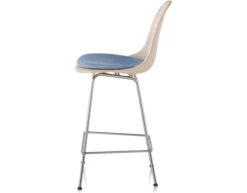 Eames® Molded Wood Stool With Seat Pad -Chair Sales eames molded wood stool seat pad herman miller 3
