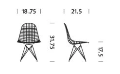 Eames® Outdoor Wire Chair With Wire Base -Chair Sales eames wire chair wire base outdoor charles ray eames herman miller d66652fd2e