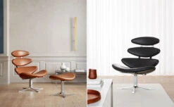 Poul Volther Ej5f Corona Ottoman -Chair Sales ej5f corona ottoman poul volther erik jorgensen caf35f99f1