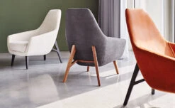 Enzo Lounge Chair With Wood Base -Chair Sales enzo lounge chair wood base geert koster montis 3