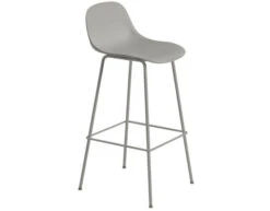 Muuto Fiber Stool With Backrest And Tube Base -Chair Sales fiber stool backrest tube base iskos berlin muuto 2