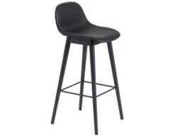 Muuto Fiber Stool With Backrest And Wood Base -Chair Sales fiber stool backrest wood base iskos berlin muuto 5