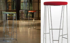 Forest Stool With Upholstered Seat -Chair Sales forest stool upholstered seat arik levy bernhardt design 4