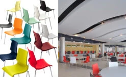 Gigi Stacking Side Chair -Chair Sales gigi stacking chair knoll 5