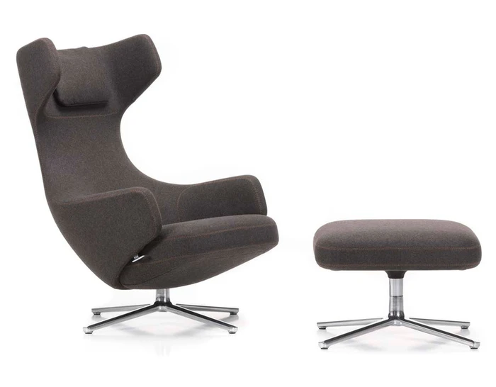 Vitra Grand Repos Lounge Chair & Ottoman 3 Vitra Grand Repos Lounge Chair & Ottoman