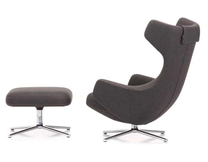 Vitra Grand Repos Lounge Chair & Ottoman 4 Vitra Grand Repos Lounge Chair & Ottoman - Image 2