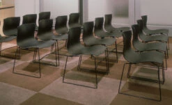 Handkerchief Stacking Armless Chair -Chair Sales handkerchief armless chair massimo vignelli knoll 5