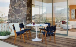 Jens Risom Outdoor Side Chair -Chair Sales jens risom outdoor side chair knoll 4